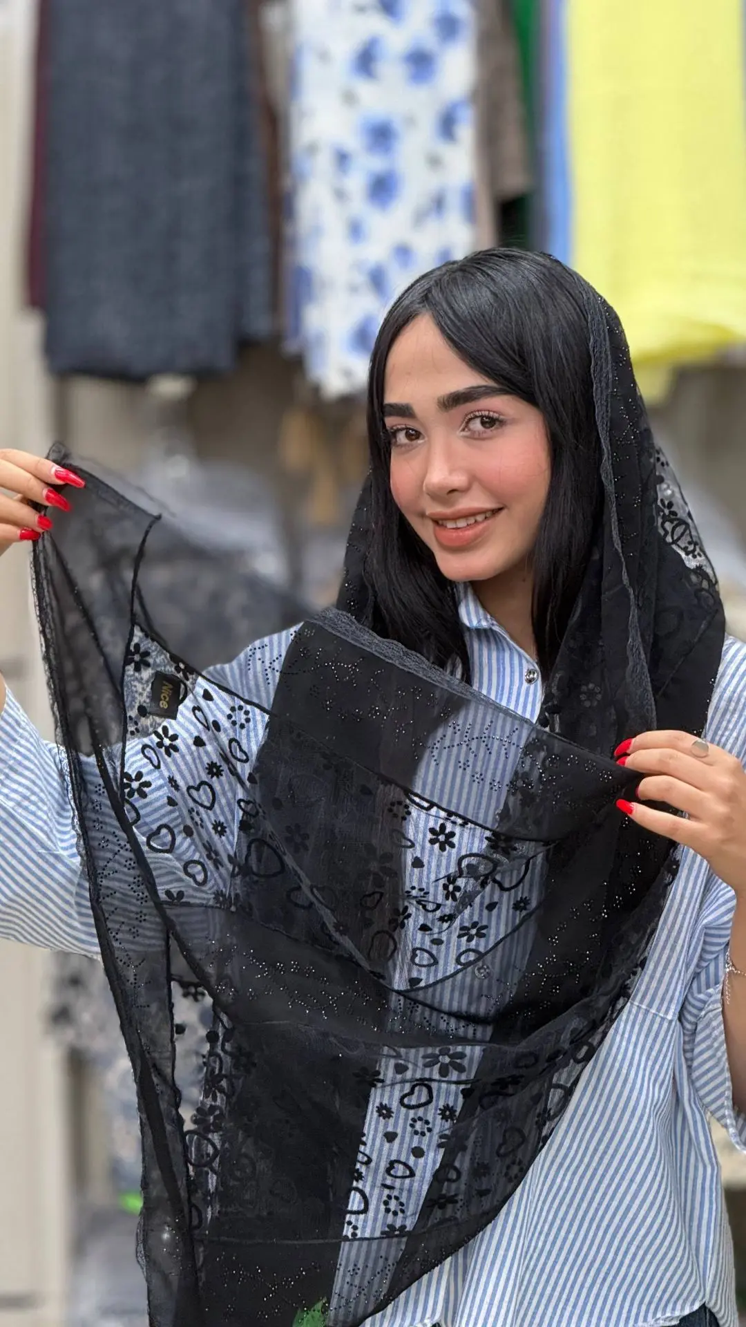 شال توری ماه کمند